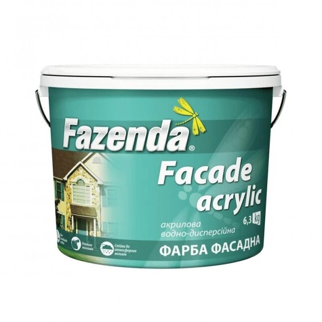 Фарба в/е фасадна &quot;FAZENDA&quot; ( 1,2кг) 1л